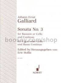 Sonata No.3 for bassoon/cello