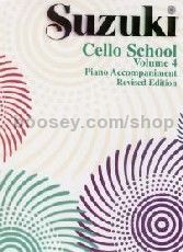 Suzuki Cello School Vol. 4 - Piano Accompaniment