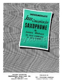 Jazz Conception Sax Intermediate