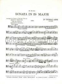Arne Sonata Bb (cello Part)