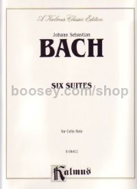 Suites (6) cello Solo 