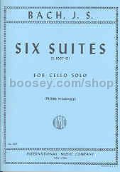 6 Suites Solo Cello BWV1007-12