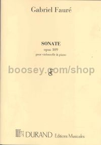 Sonata No. 1, Op. 109 - cello & piano