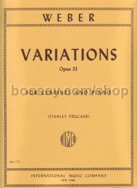 Variations Op. 33 clarinet