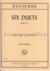 Six Duets Op. 74 clarinet duet