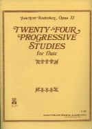 24 Progressive Studies Flute Op. 33 