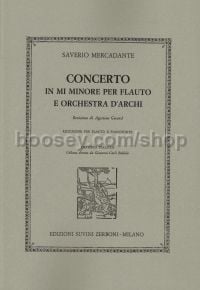Concerto in E Minor for Flute & String Orchestra (Flute & Piano)
