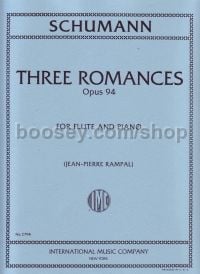 Three Romances Op. 94 for flute and piano