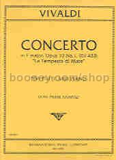 Concerto in F flute Op. 10/1 Tempesta Di Mare
