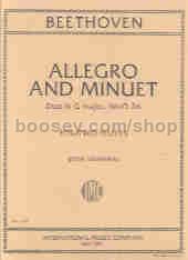 Beethoven Allegro & Minuet flute Duets      