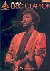 Guitar Recorded Versions: Eric Clapton Best of Guitar/Vocal/Tab