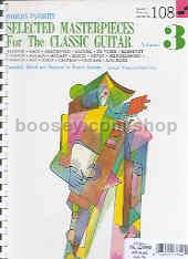 Selected Masterpieces For Classical Guitar vol.3 Wf108