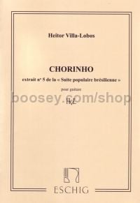 Suite populaire brésilienne, No. 5: Chorinho - guitar