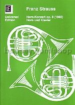 Horn Concerto Op. 8 (Horn & Piano)