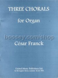 Trois Chorals organ