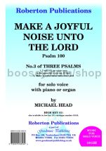 Make a Joyful Noise for high voice & piano