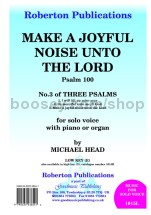 Make a Joyful Noise for low voice & piano
