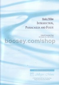 Introduction Passacaglia & Fugue Ed Sanger