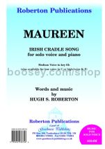 Maureen (in Eb) for medium voice & piano