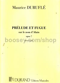 Prelude & Fugue sur le nom d'Alain Op. 7