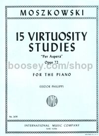 Moszkowski Virtuosity Studies (15) Ad Aspera Op. 72 
