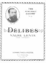 Valse Lente (Portrait Gallery Piano Solos series 57)