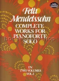 Complete Works For Pianoforte Solo Volume 1 