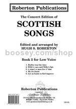 Scottish Songs, Book 2 for low voice & piano
