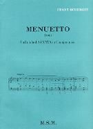 Menuetto From Unfinished Sonata C 