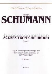  Scenes From Childhood Op. 15 Piano 
