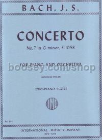 Concerto G Minor for 2 pianos 4 hands