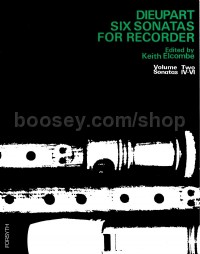 Six Sonatas For Recorder vol.2 No's 4-6 