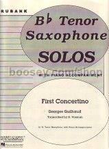First Concertino for tenor saxophone, trans. Voxman
