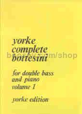 Yorke Complete Bottesini vol.1