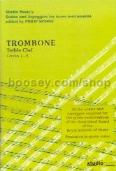 Scales & Arpeggios (Trombone) Grades 1-8 Treb