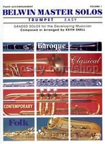 Belwin Master Solos - Trumpet Easy, vol.1 (piano accompaniment)