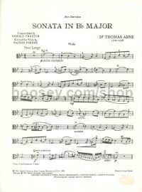Sonata Bb viola part only