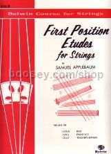 First Position Etudes For Strings Violin
