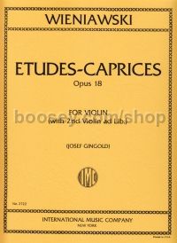 6 Etudes-Caprices Solo Violin