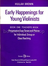 Early Happenings for Young Violinists, Book I