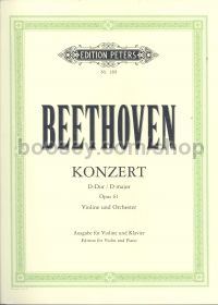 Concerto Op. 61 D flesch violin & piano
