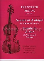 Violin Sonata in A Major (Violin & Basso Continuo)