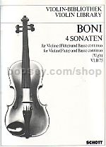 Sonatas (4) violin