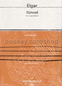 Nimrod (from Enigma Variations Op 36) arr. violin & piano
