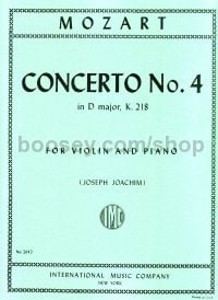 Concerto K218 No4 D Major violin