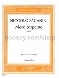 Moto Perpetuo Op. 11 violin
