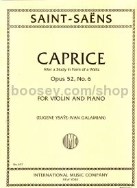 Caprice Op. 52 No.6 violin