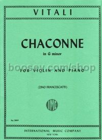 Chaconne Gmin Violin/Piano