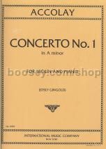 Concerto Amin No1 Violin & Piano
