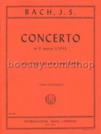 Concerto Dmin 2 Violin BWV1043